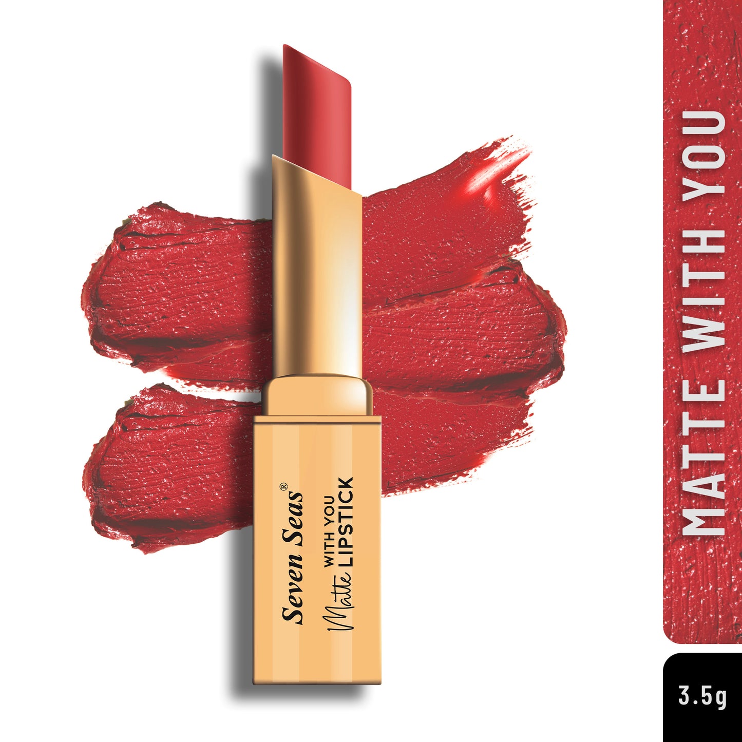 Seven Seas Matte With You Lipstick | Non Transfer Matte Lipstick for Women