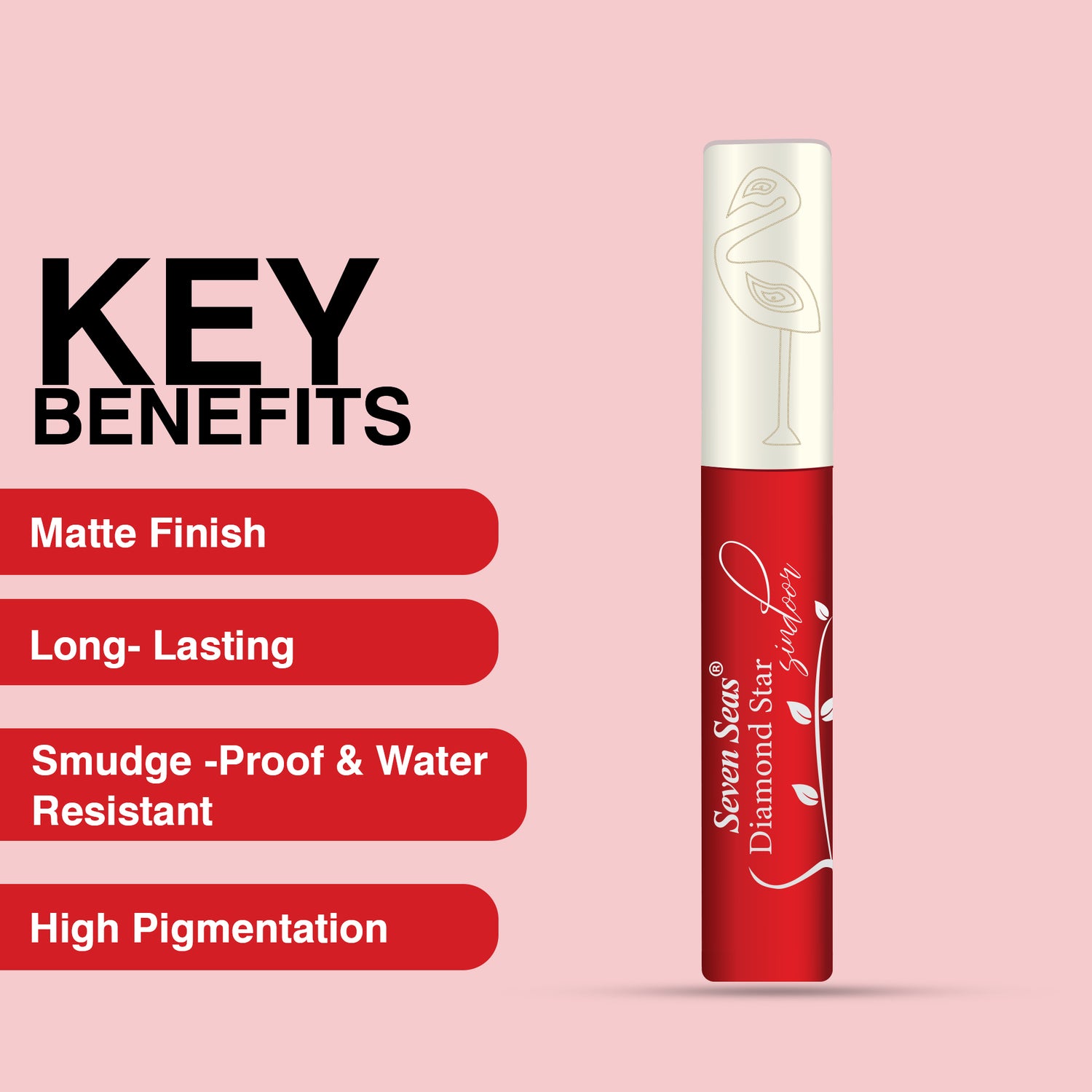 Diamond Star Liquid Sindoor Kum Kum - Seven Seas Cosmetics