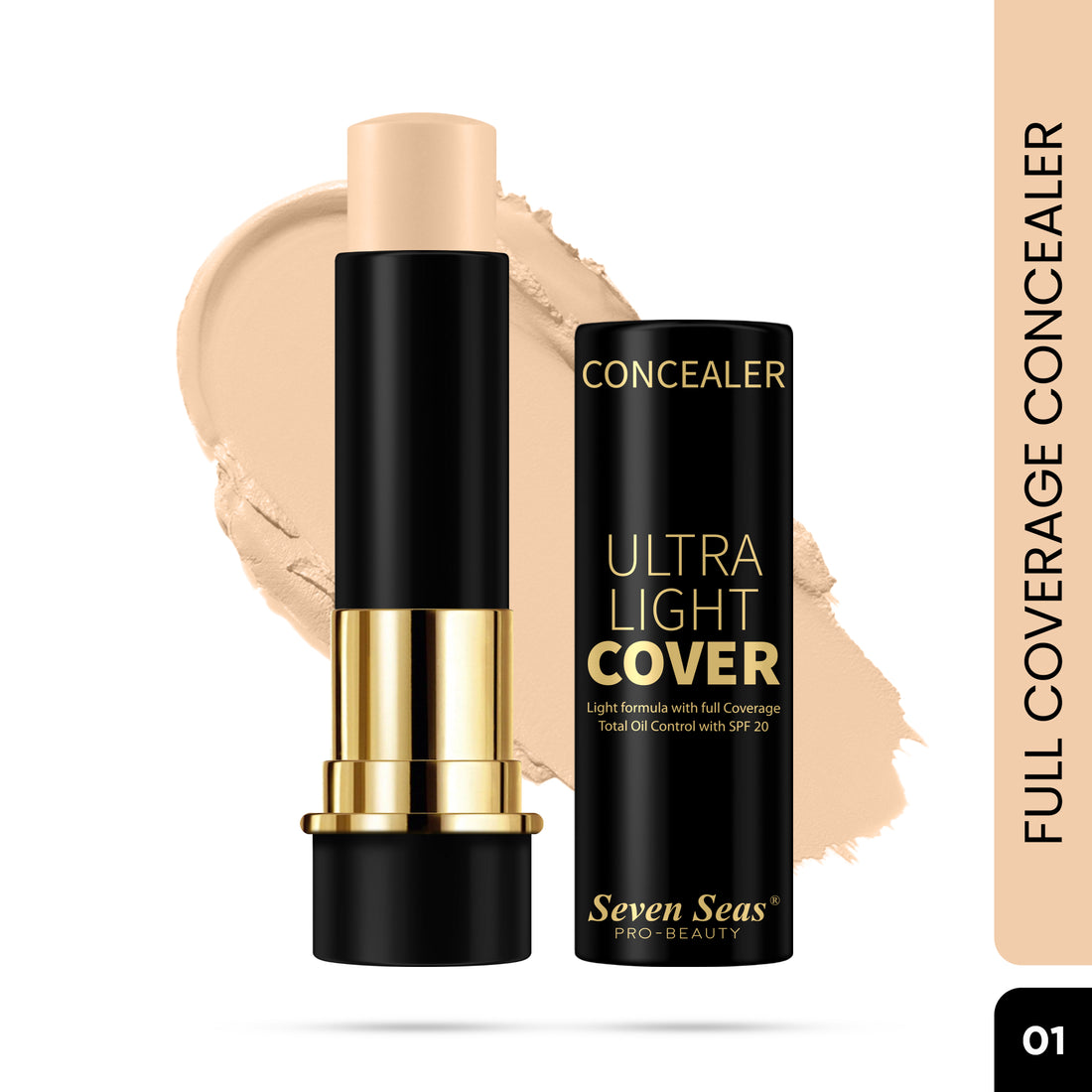 Seven Seas HD Pro Ultra Light Cover Concealer Stick - Seven Seas Cosmetics