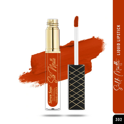 Silk Matte Liquid Lipstick for Women | Long Lasting Soft Matte Color - Seven Seas Cosmetics