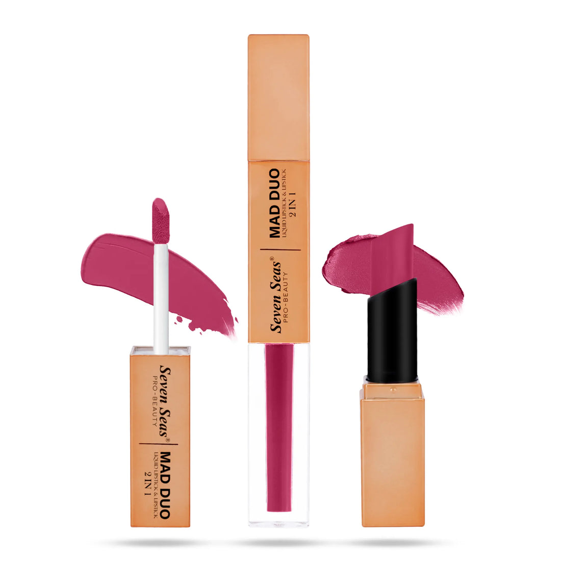 Mad Duo Lipstick | Liquid Matte and Creamy Bullet