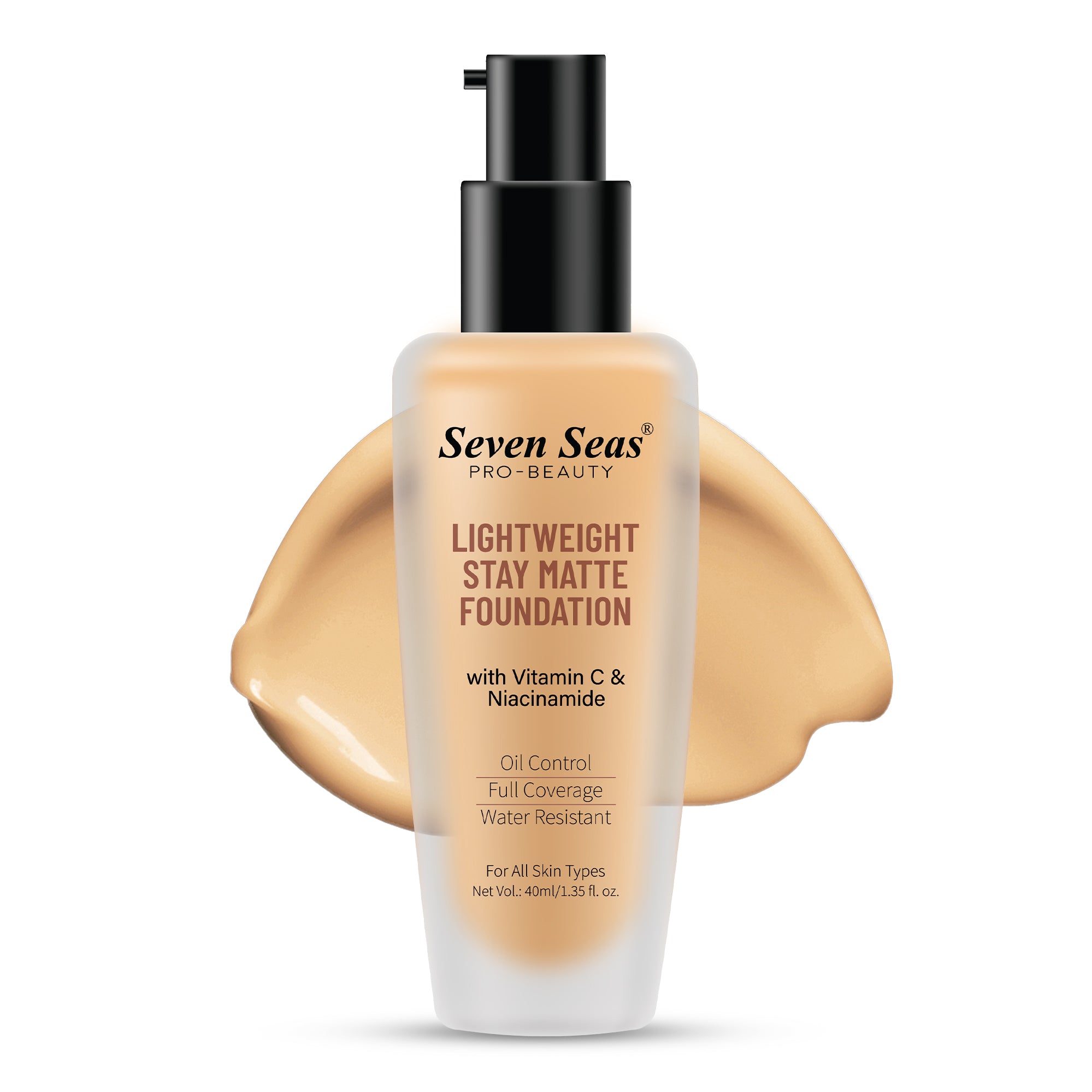 Seven Seas Light Weight Stay Matte Foundation - Seven Seas Cosmetics