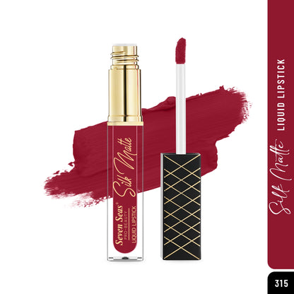 Silk Matte Liquid Lipstick for Women | Long Lasting Soft Matte Color