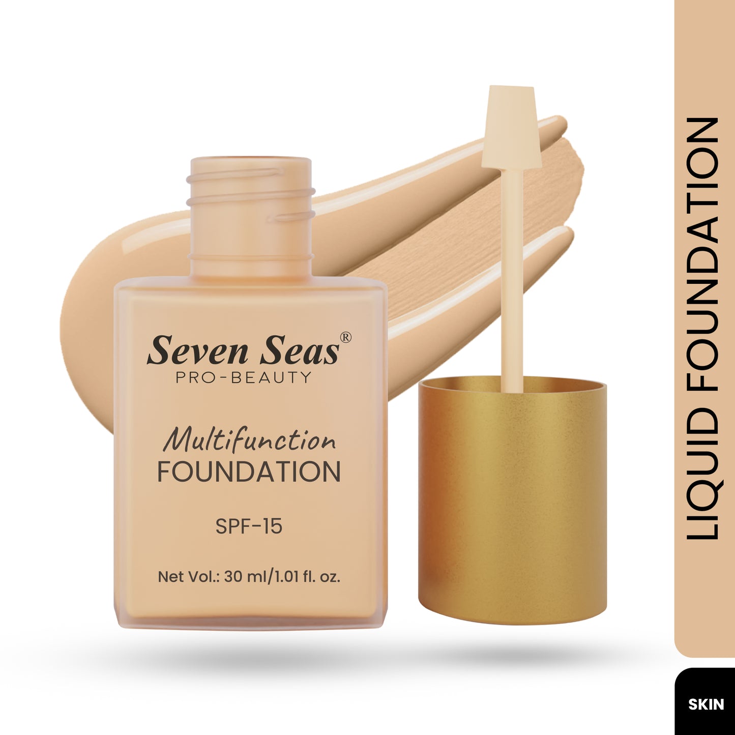 Seven Seas Multi Function Foundation | Perfect Tient Foundation | Oil Free and Long lasting