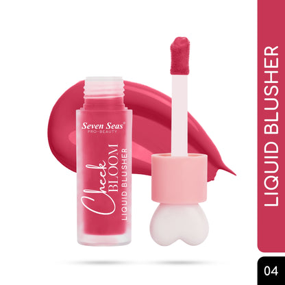 Cheek Bloom Liquid Blusher for Women | Lightweight &amp; Long Lasting Color