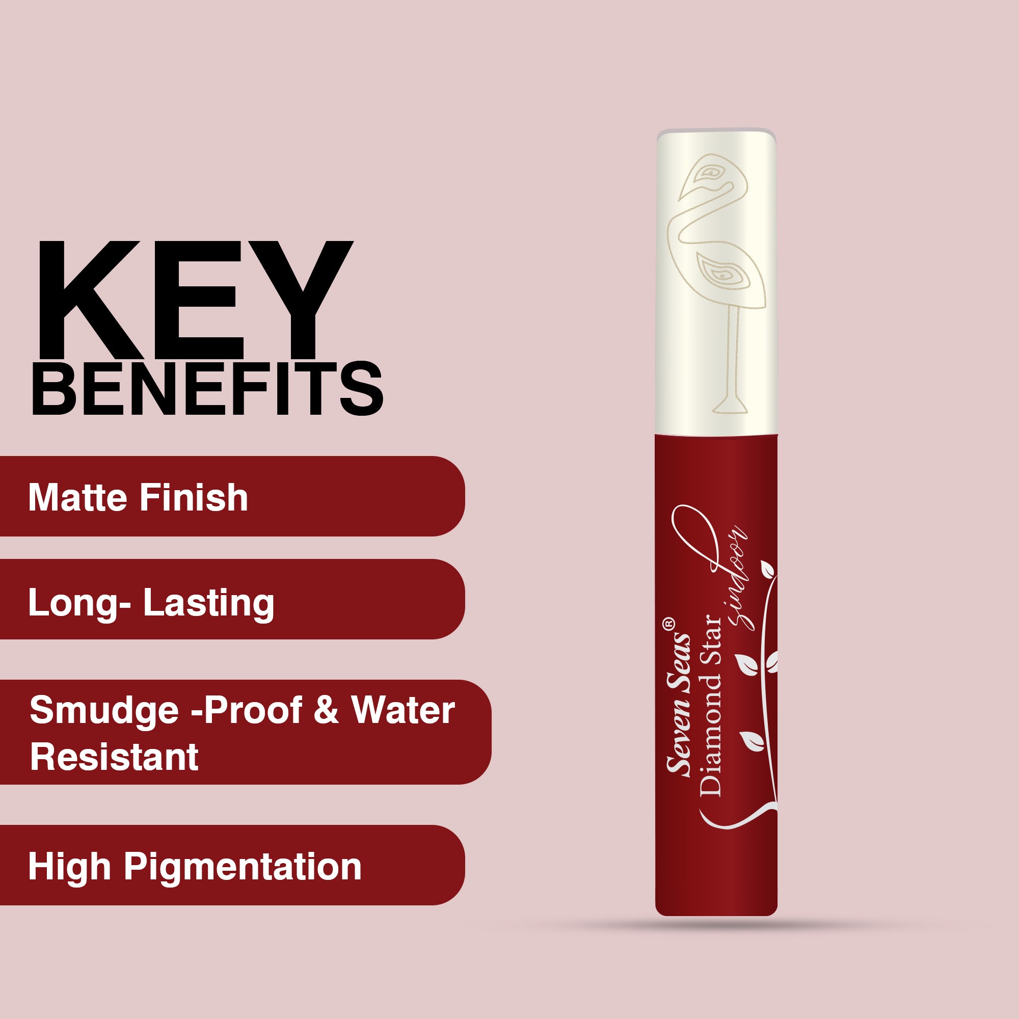 Diamond Star Liquid Sindoor Kum Kum - Seven Seas Cosmetics