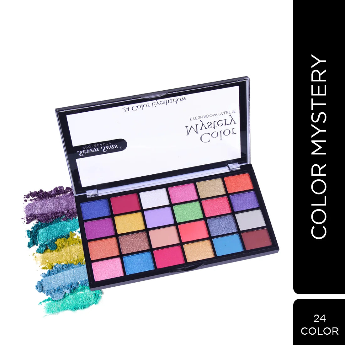 Color Mystery Eyeshadow Palette | Matte, Semi-Matte &amp; Shimmer Shades
