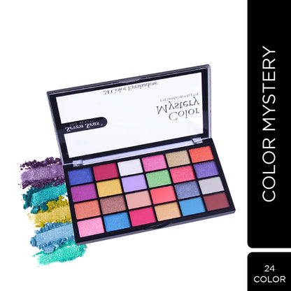 Color Mystery Eyeshadow Palette | Matte, Semi-Matte &amp; Shimmer Shades