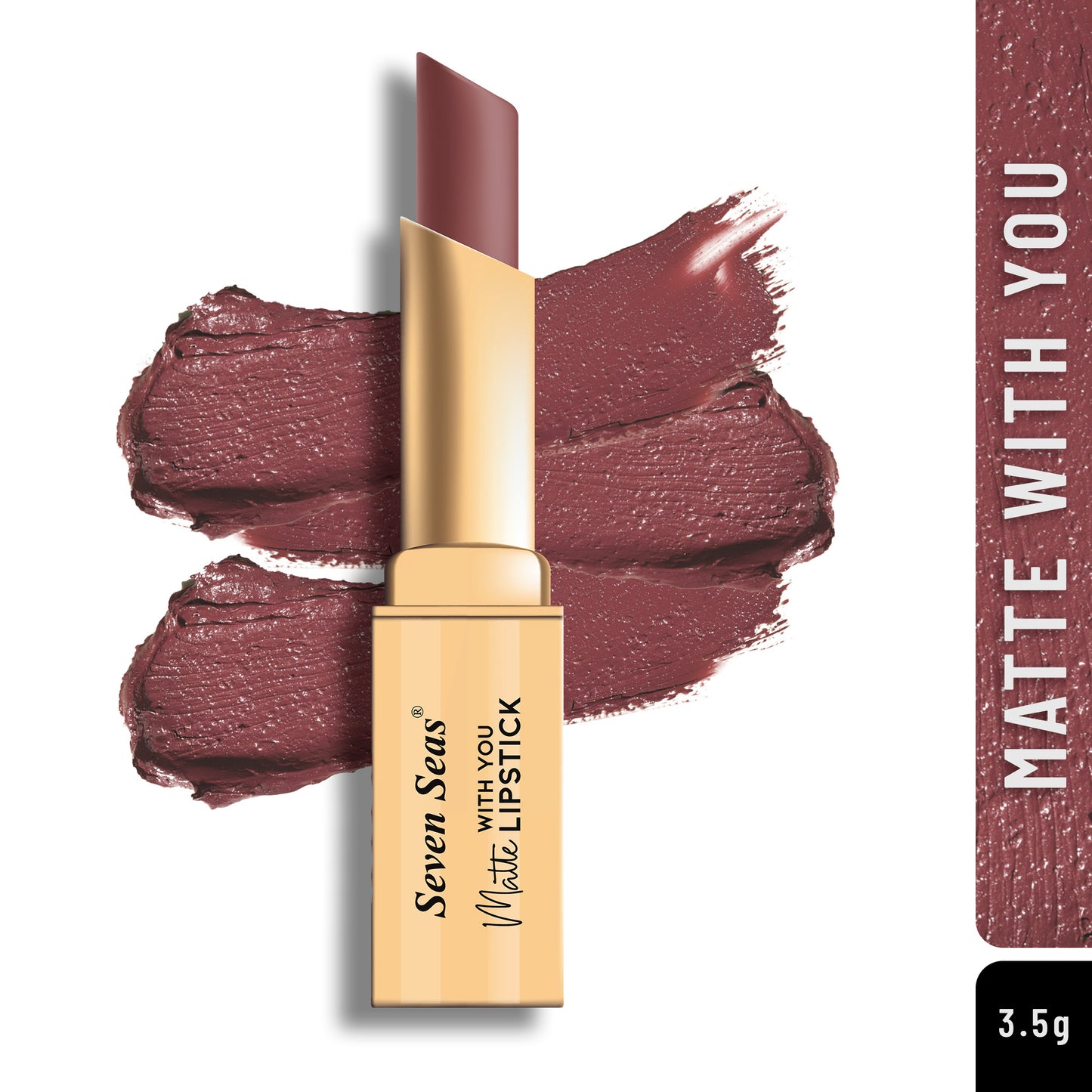 Seven Seas Matte With You Lipstick | Non Transfer Matte Lipstick for Women