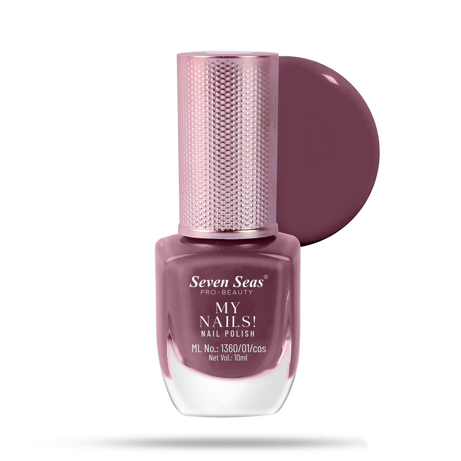 Seven Seas My Nails Nail Polish, High Colour Pay Off, Long Lasting, Quick Drying, Chip Resistant, Non-Staining, 10ml - Seven Seas Cosmetics