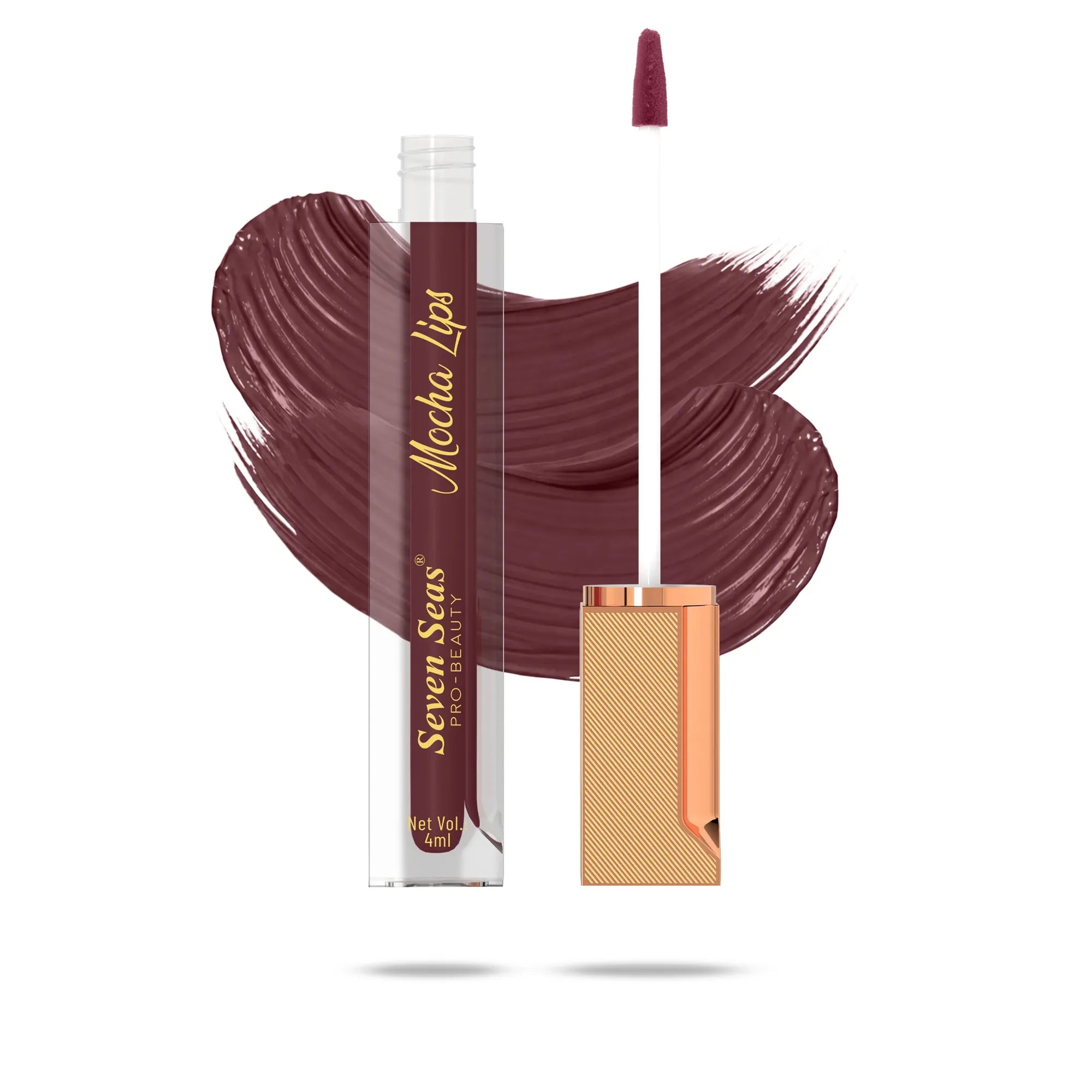 Mocha Lips Matte Liquid Lipstick | Non-Transfer &amp; 12-Hour Stay
