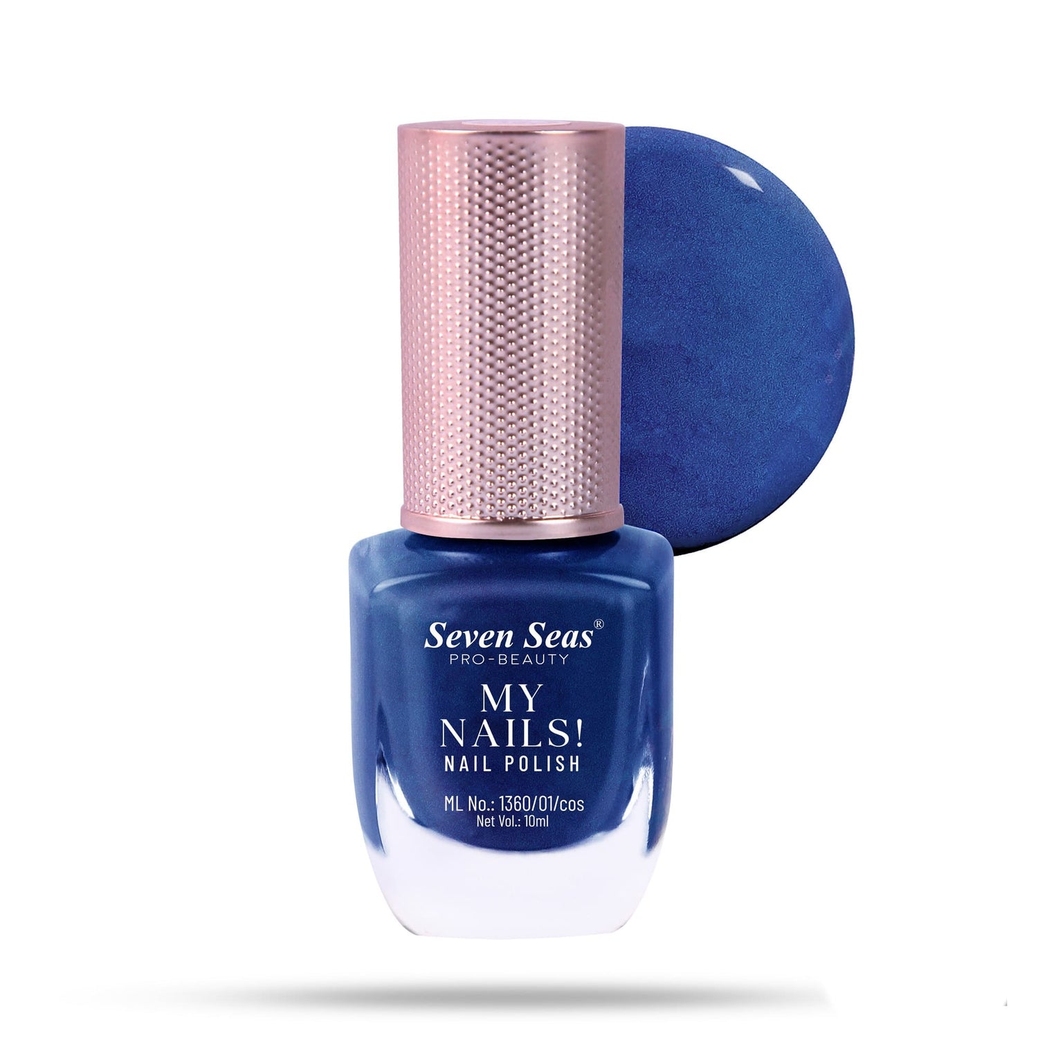 Seven Seas My Nails Nail Polish, High Colour Pay Off, Long Lasting, Quick Drying, Chip Resistant, Non-Staining, 10ml - Seven Seas Cosmetics