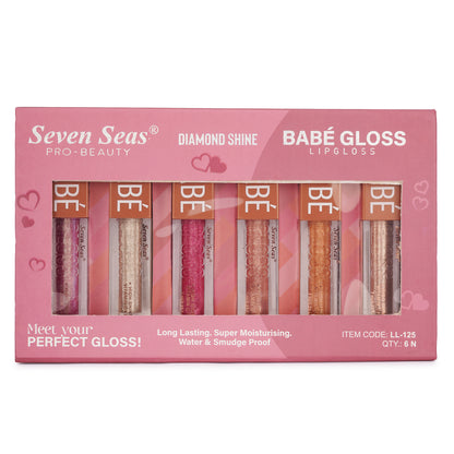 Seven Seas Babe Lip Gloss  Pack of 6