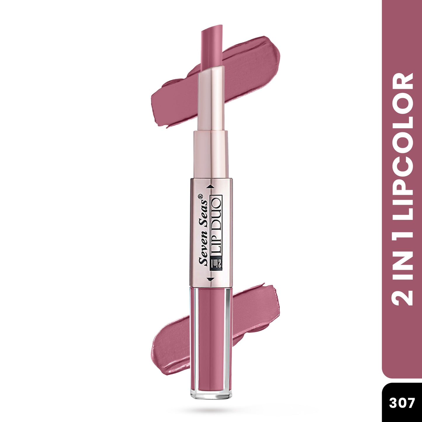 Seven Seas Lip Duo 2 in 1 Lipstick + Liquid Lipstick