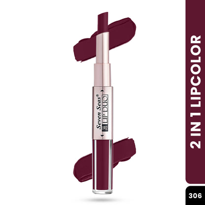 Lip Duo 2-in-1 Lipstick for Women | Creamy &amp; Matte Finish