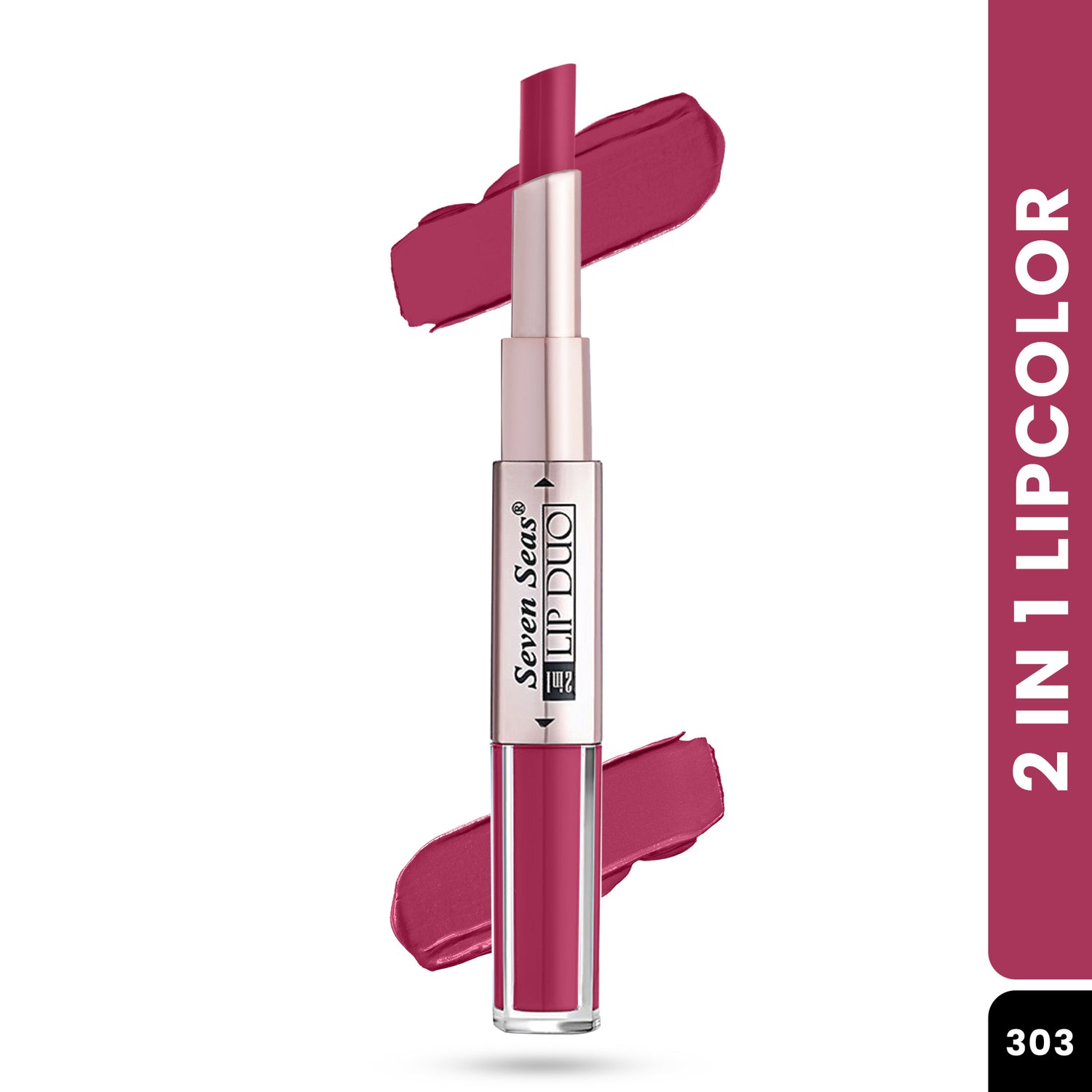 Seven Seas Lip Duo 2 in 1 Lipstick + Liquid Lipstick - Seven Seas Cosmetics