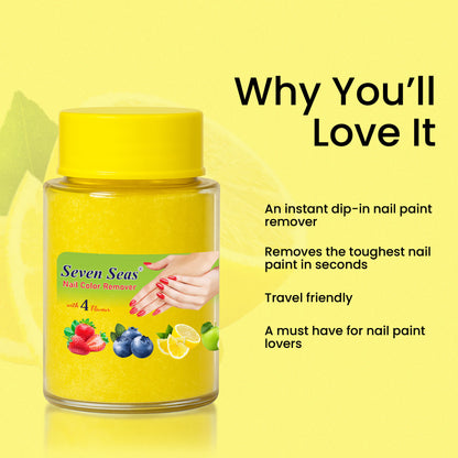 Seven Seas Nail Polish Remover | Quick, Smooth &amp; Safe Removal | 4 Flavour Variants for Everyday Nail Care - Seven Seas Cosmetics