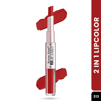 Seven Seas Lip Duo 2 in 1 Lipstick + Liquid Lipstick