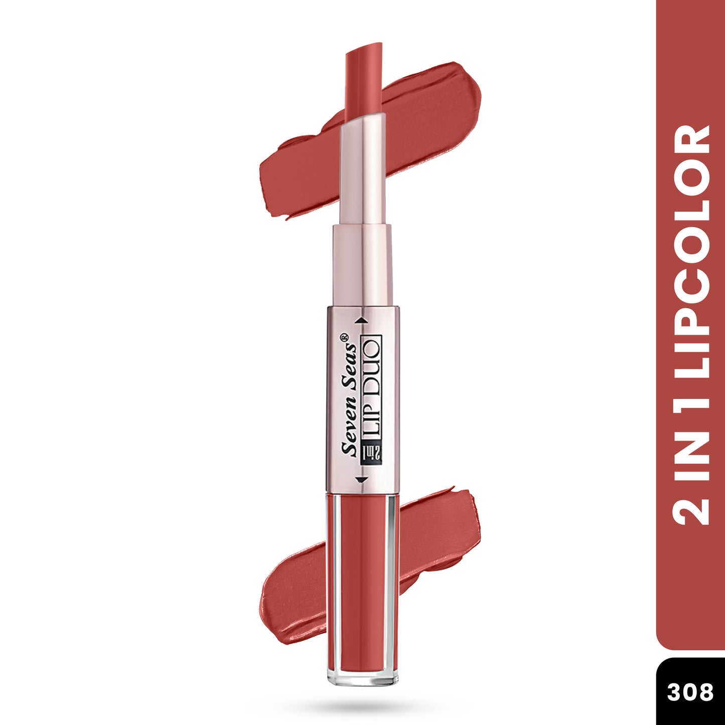 Seven Seas Lip Duo 2 in 1 Lipstick + Liquid Lipstick