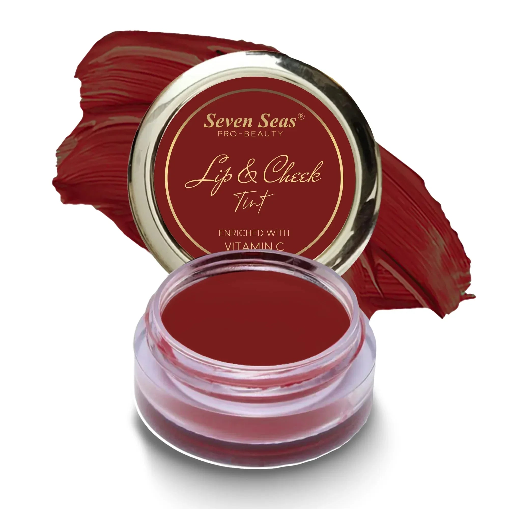 Lip &amp; Cheek Tint with Beetroot | Creamy Matte &amp; Nourishing - Seven Seas Cosmetics