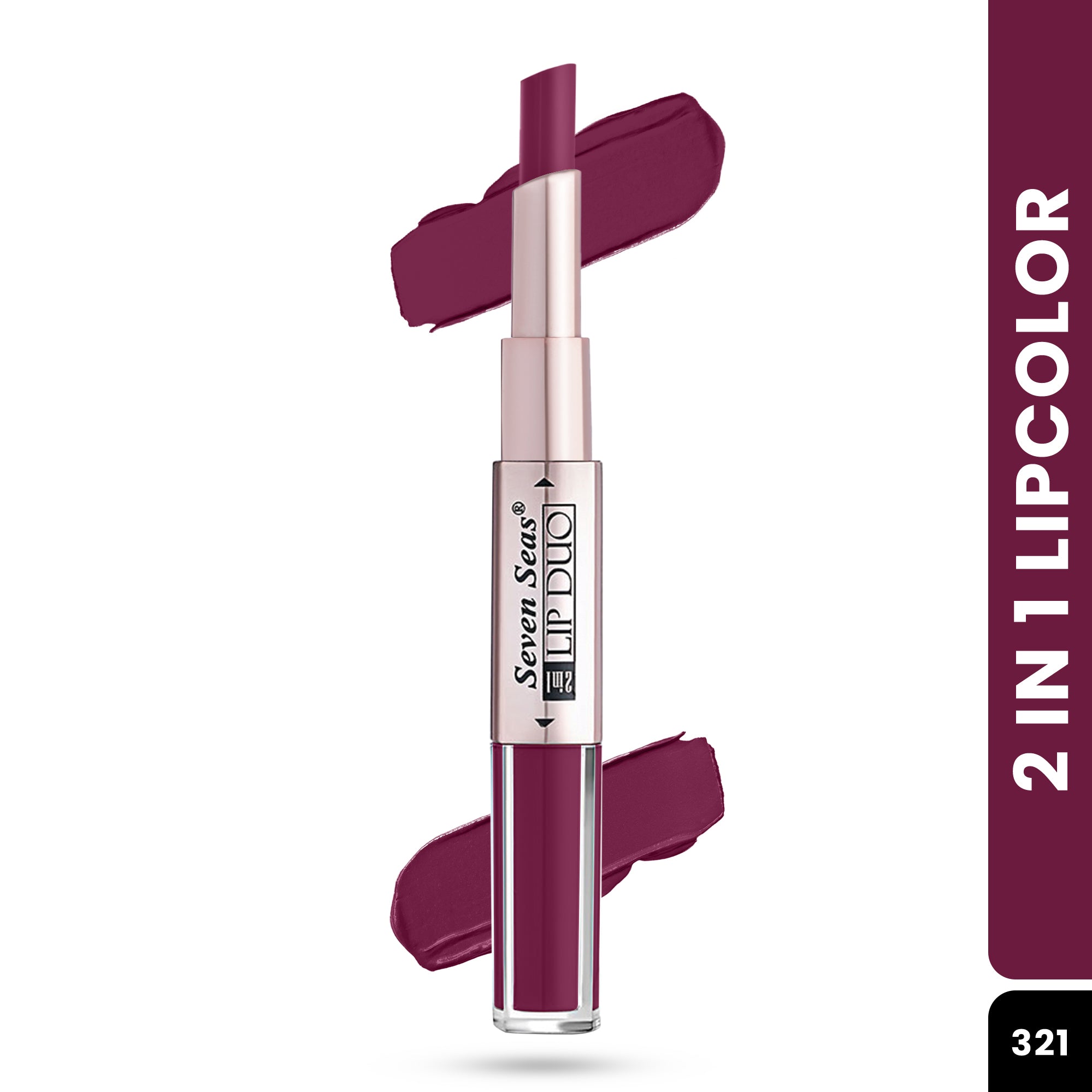 Seven Seas Lip Duo 2 in 1 Lipstick + Liquid Lipstick - Seven Seas Cosmetics