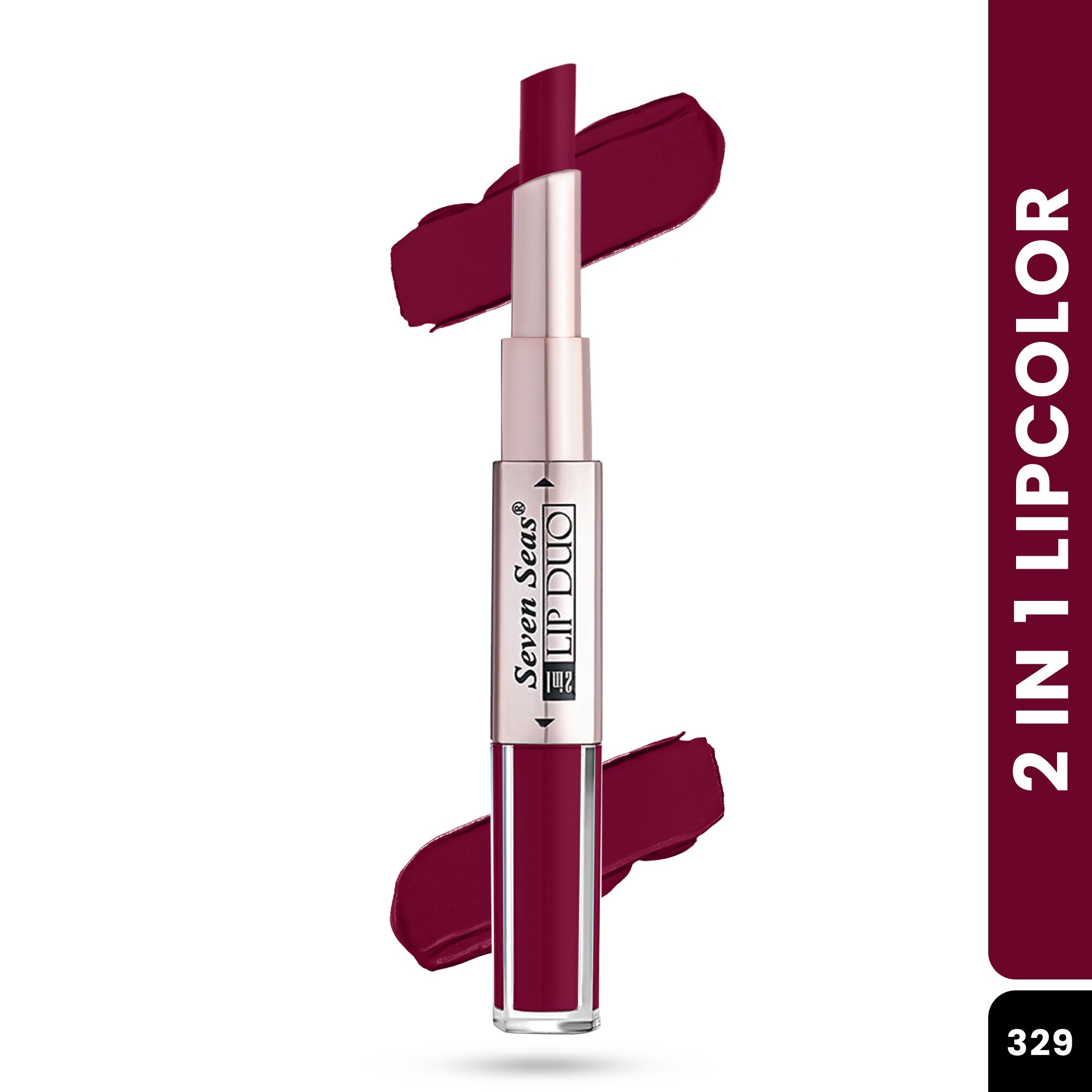 Seven Seas Lip Duo 2 in 1 Lipstick + Liquid Lipstick - Seven Seas Cosmetics