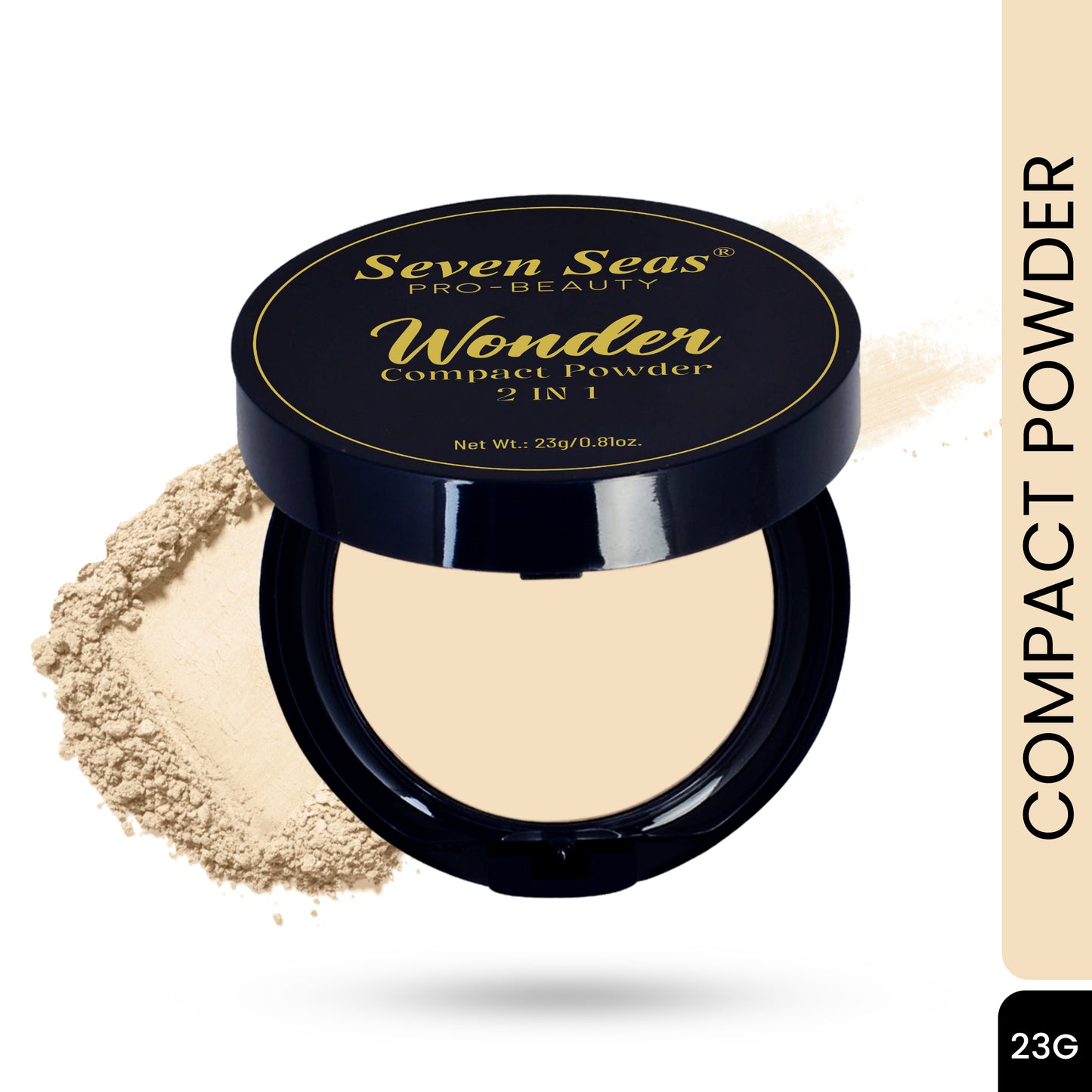 Seven Seas Wonder Compact Powder | Oil Control Perfect Coverage Compact