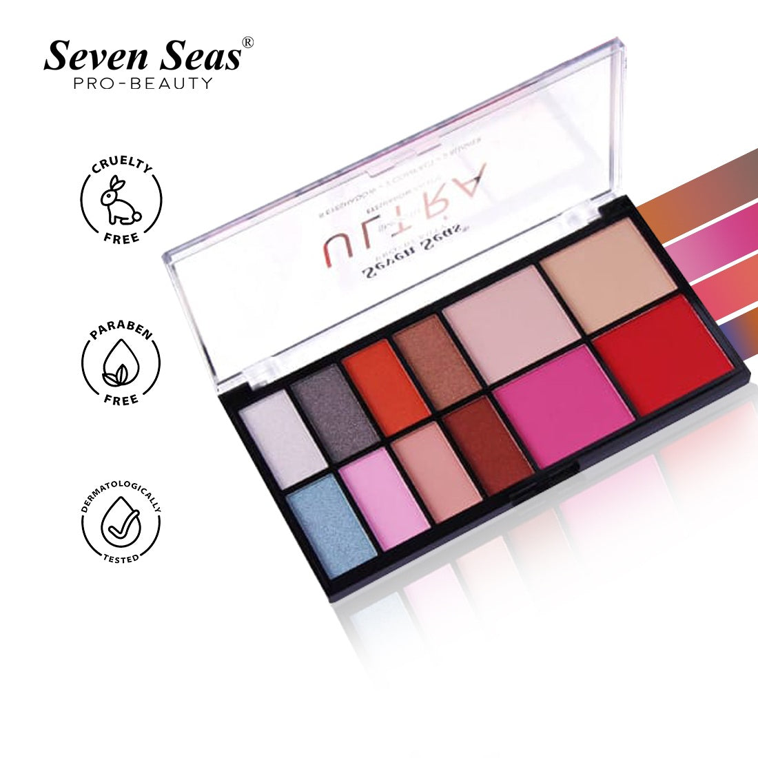 Ultra Smooth Eyeshadow Palette - Seven Seas Cosmetics