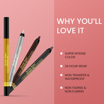 Double Intense Coloured Kajal | Long Lasting Smudge-Proof Eye Makeup