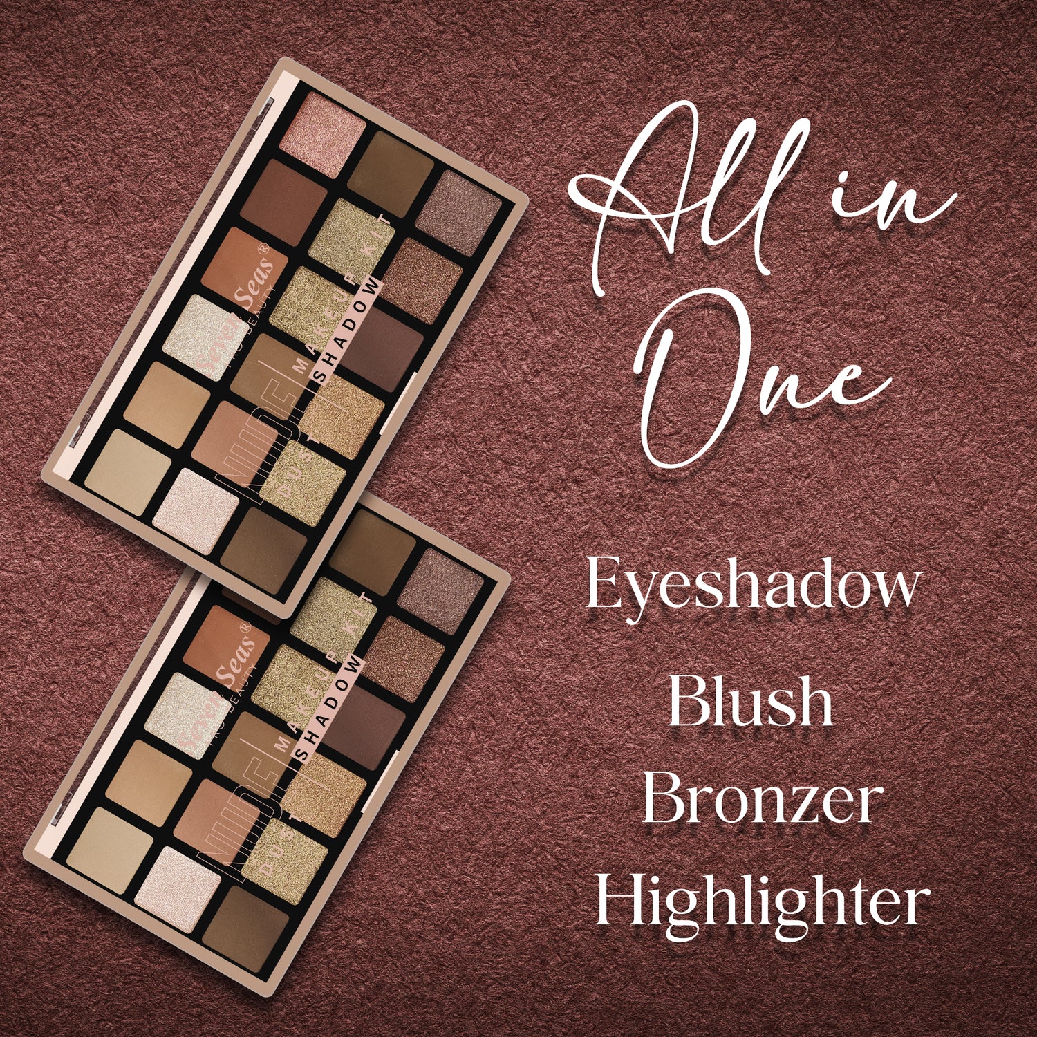 Seven Seas Nude Dust Eyeshadow Palette - Seven Seas Cosmetics