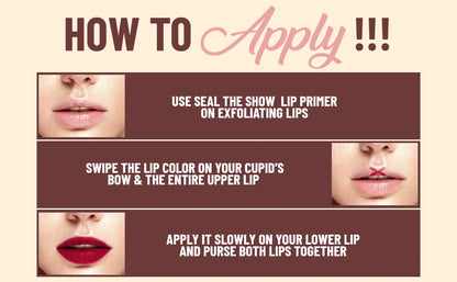 Silk Matte Liquid Lipstick for Women | Long Lasting Soft Matte Color