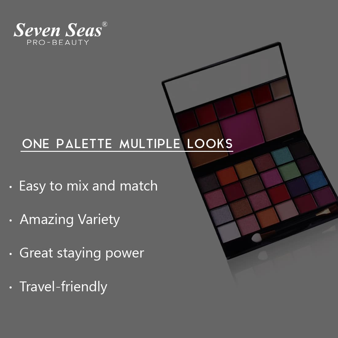 Color Blast Eyeshadow Palette - Seven Seas Cosmetics