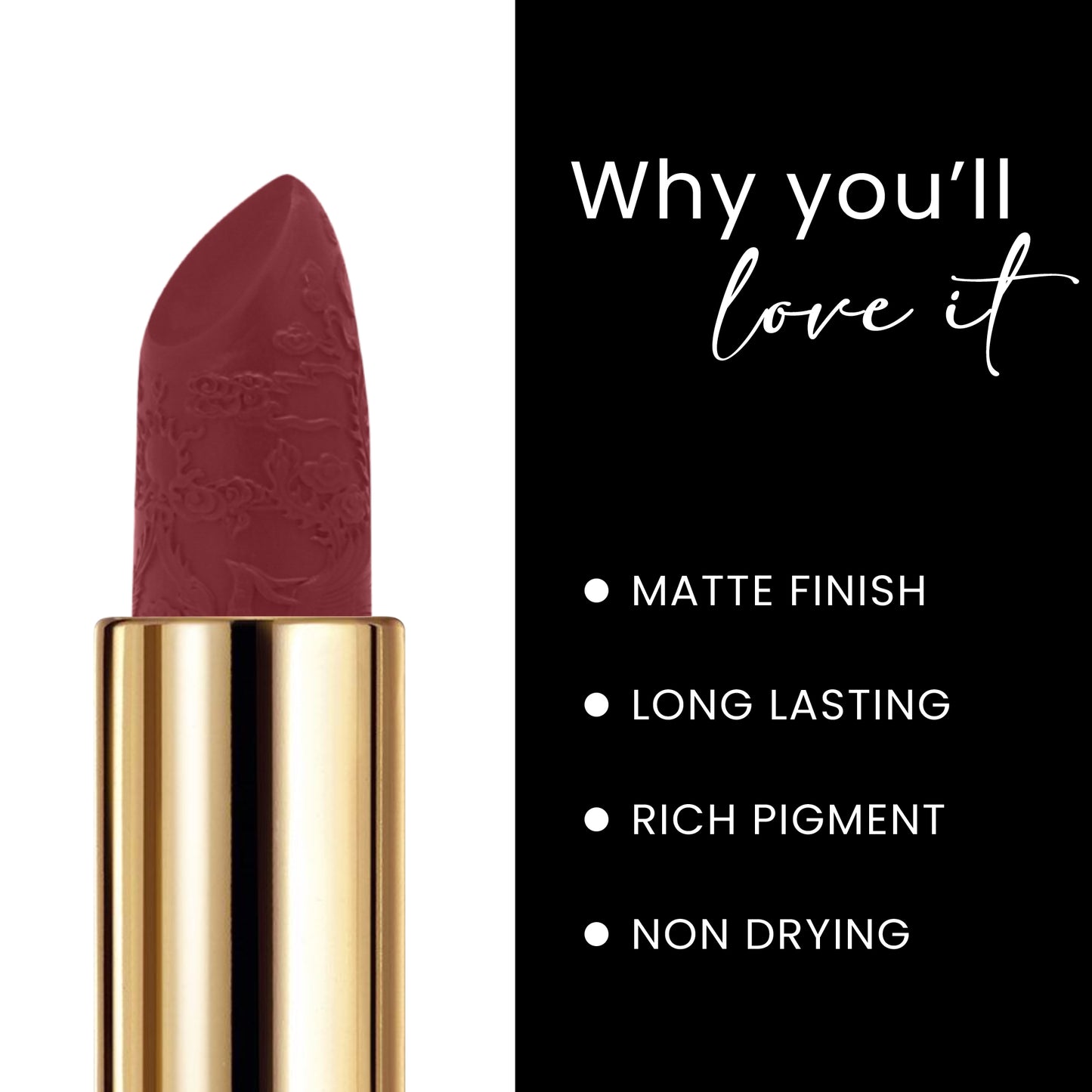 Seven Seas HD Intense Matte Lipstick | Matte Finish | Long Lasting Lipstick for Women