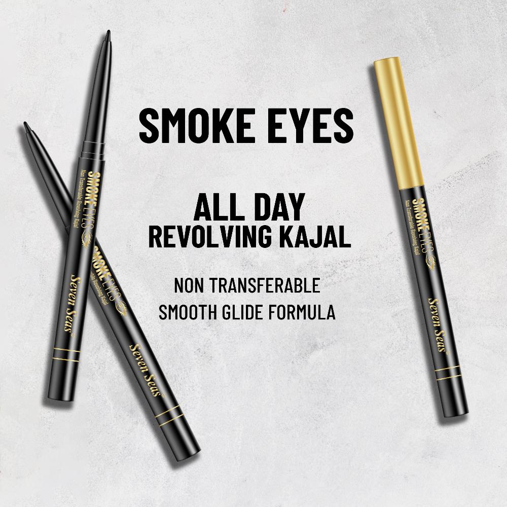 Smoke Eyes Non Transfer Kajal - Seven Seas Cosmetics