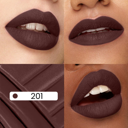 Seven Seas Mocha Lips Matte Liquid Lipstick | Non-Transfer Liquid Lipstick | 12 Hours Long Lasting | Highly Pigmented | Intense Color Payoff | Smudgeproof Liquid Lipstick for Women - Seven Seas Cosmetics