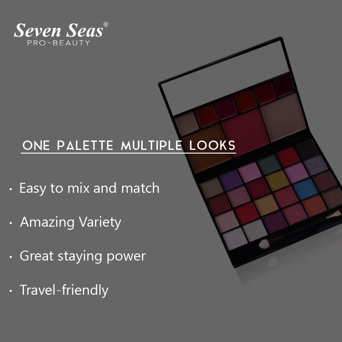 Ultra Smooth Eyeshadow Palette - Seven Seas Cosmetics