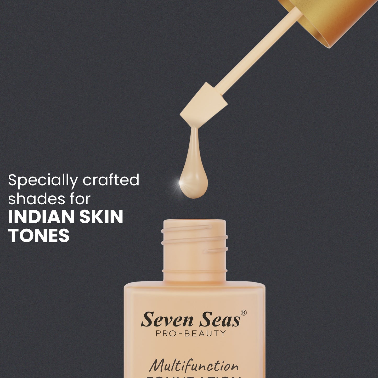 Seven Seas Multi Function Foundation | Perfect Tient Foundation | Oil Free and Long lasting