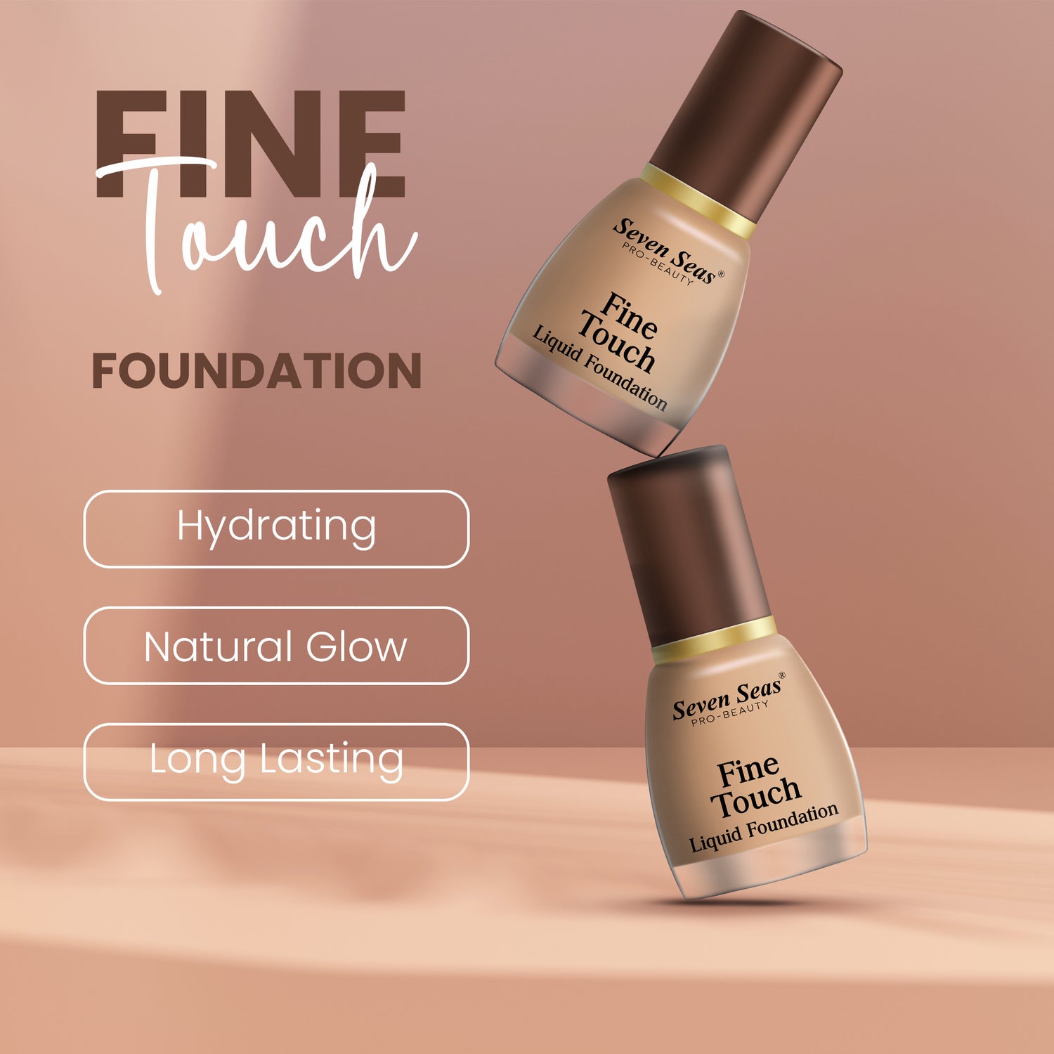 Seven Seas Fine Touch Liquid Foundation - Seven Seas Cosmetics