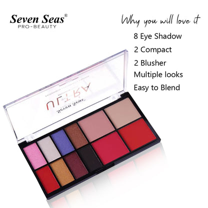 Ultra Smooth Eyeshadow Palette - Seven Seas Cosmetics