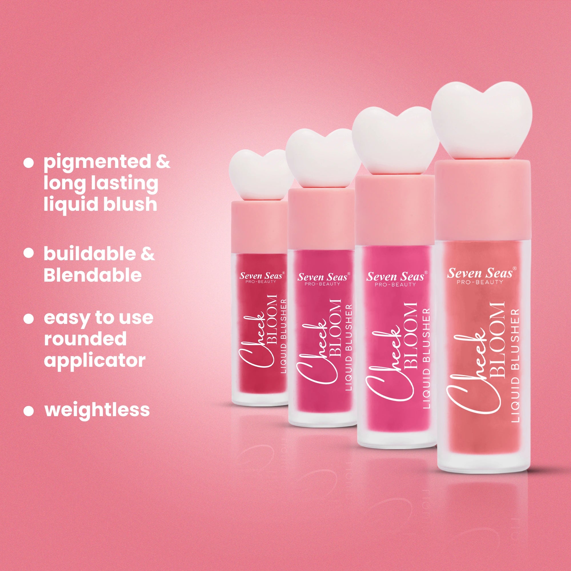 Cheek Bloom Liquid Blusher for Women | Lightweight &amp; Long Lasting Color