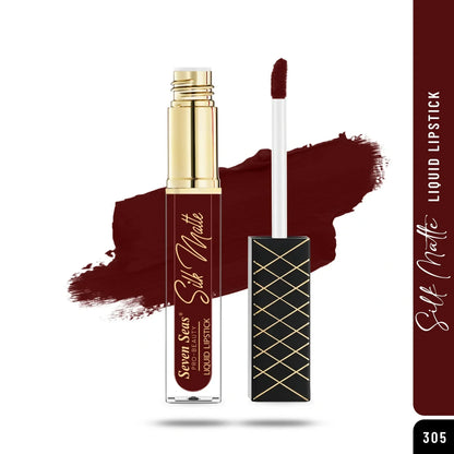 Silk Matte Liquid Lipstick for Women | Long Lasting Soft Matte Color - Seven Seas Cosmetics