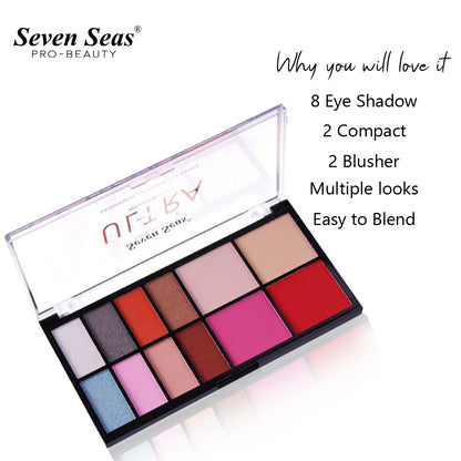 Ultra Smooth Eyeshadow Palette - Seven Seas Cosmetics