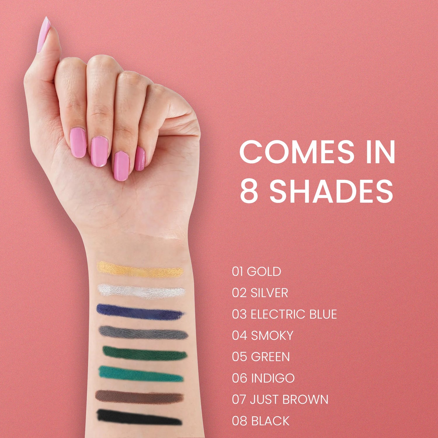 Double Intense Coloured Kajal | Long Lasting Smudge-Proof Eye Makeup