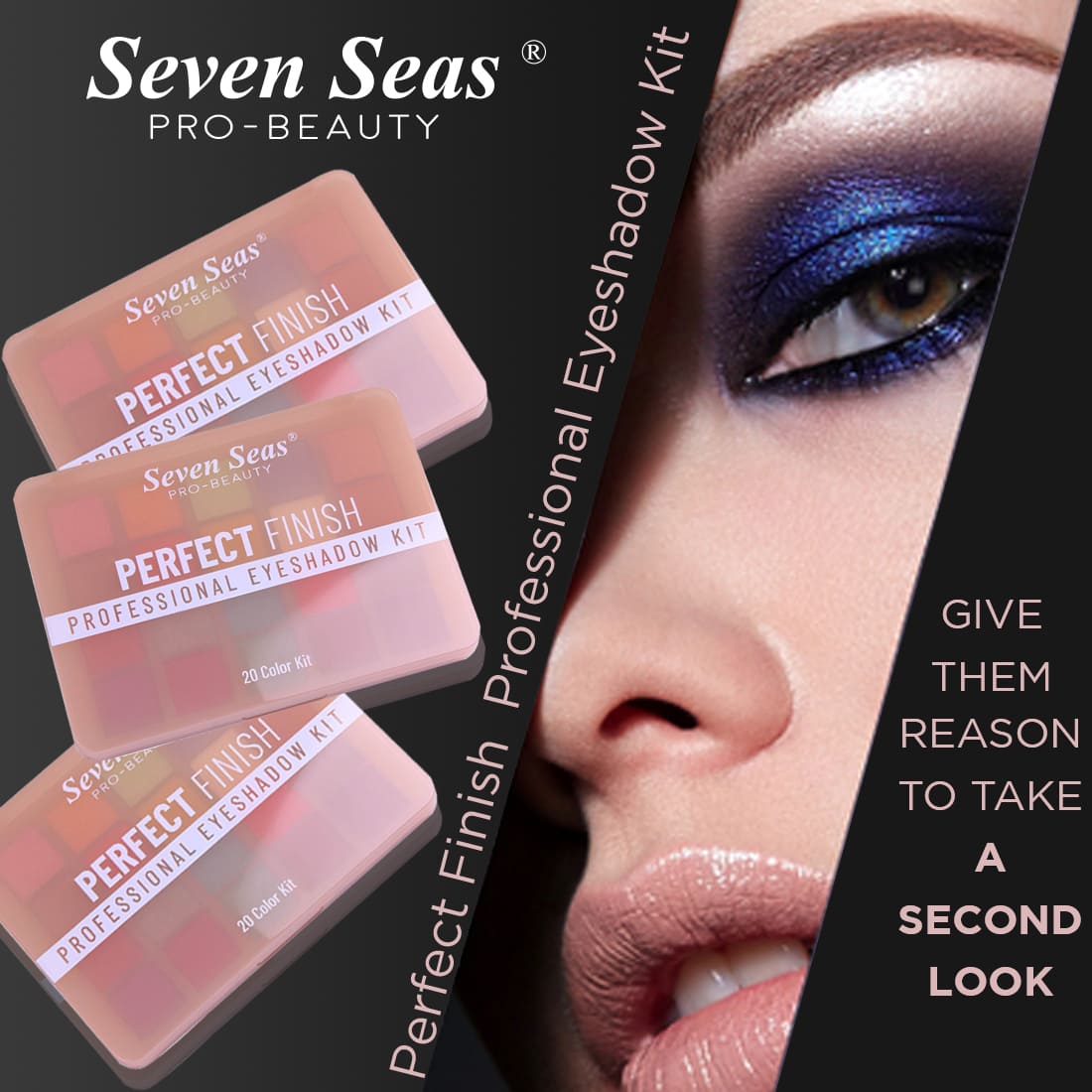 Perfect Finish Professional Eyeshadow Palette - Seven Seas Cosmetics