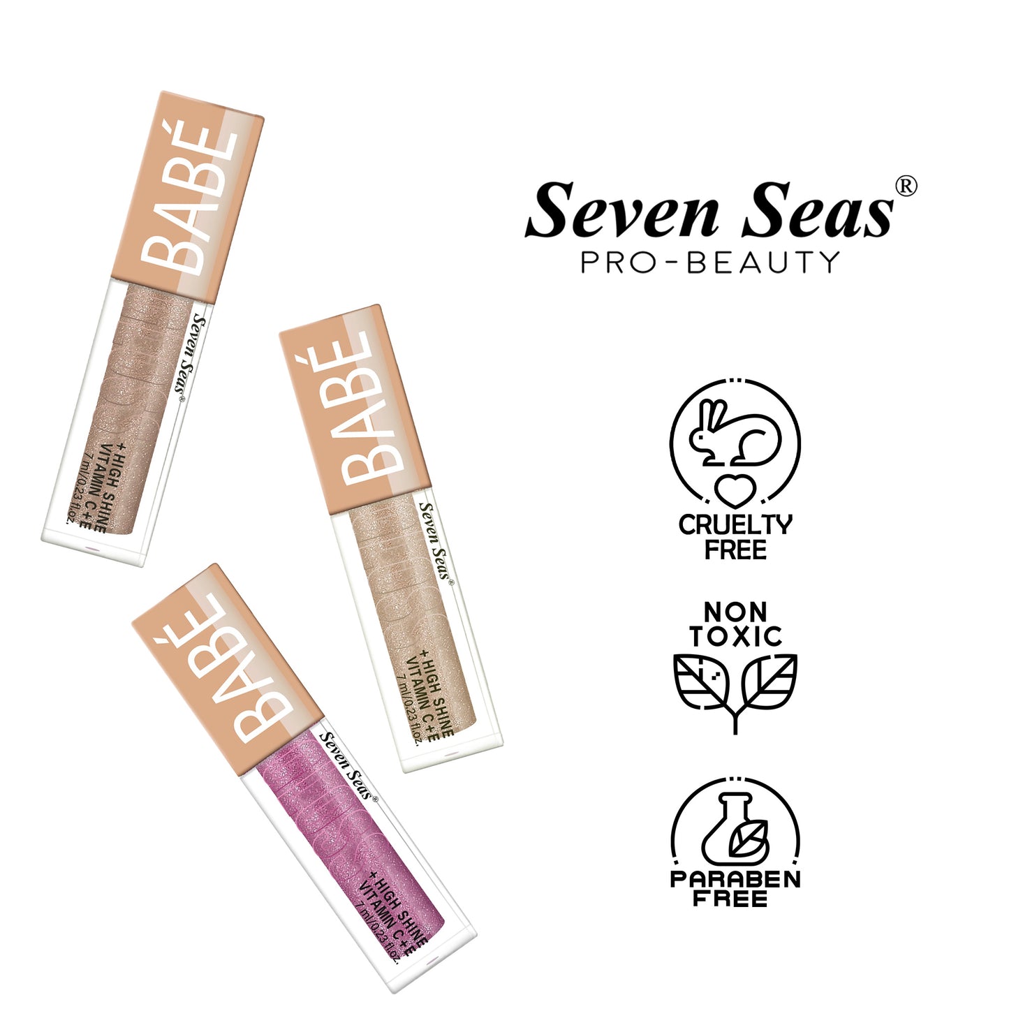 Seven Seas Babe Gloss High Shine lip Gloss