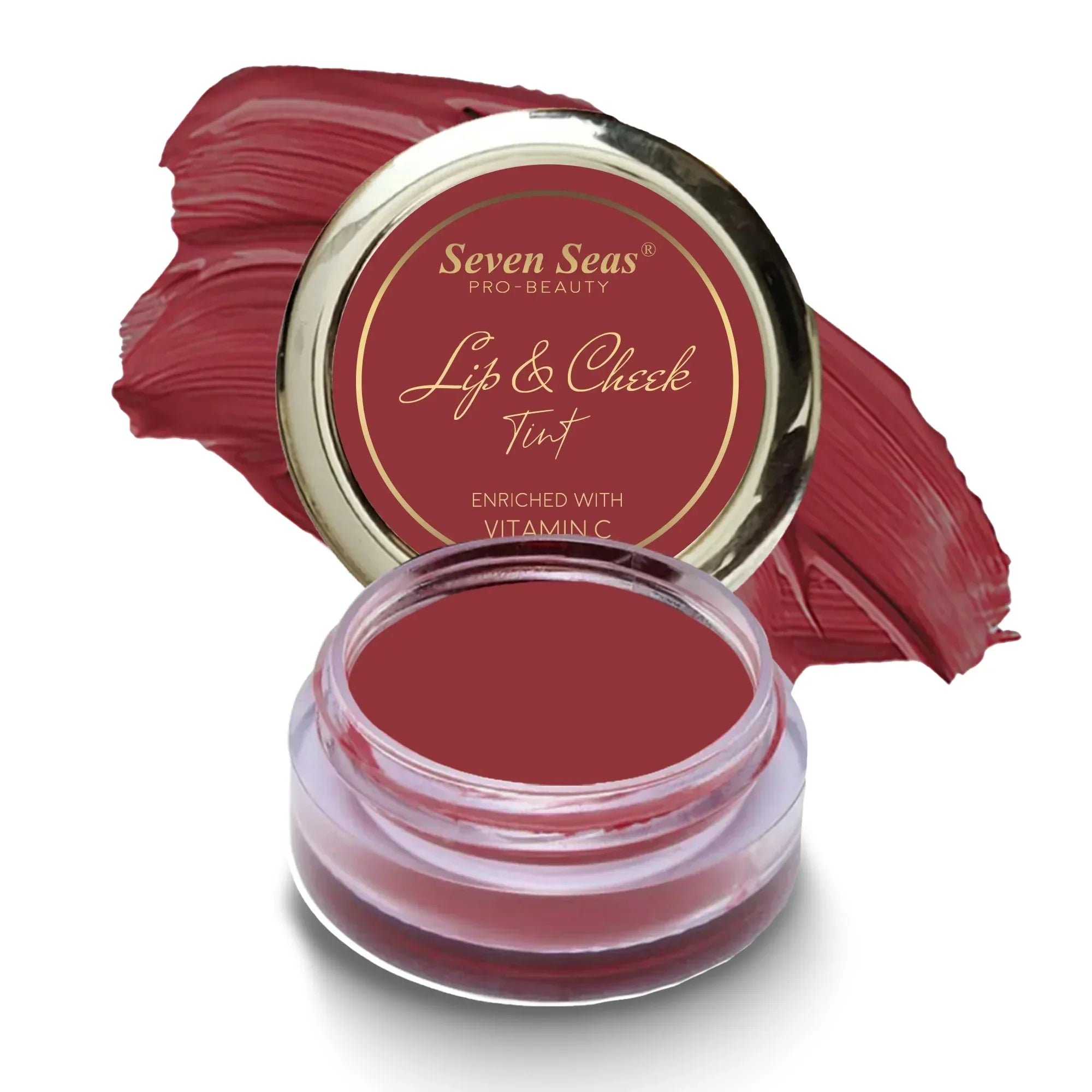 Lip &amp; Cheek Tint with Beetroot | Creamy Matte &amp; Nourishing - Seven Seas Cosmetics