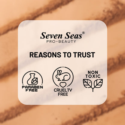 Seven Seas Absolute Compact Powder | Blends Effortlessly | Perfect Coverage | Comfortable Wear | Weightless Texture | Suitable for All Skin Types - Seven Seas Cosmetics