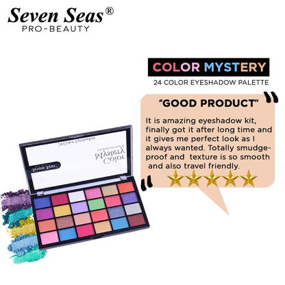Color Mystery Eyeshadow Palette | Matte, Semi-Matte &amp; Shimmer Shades