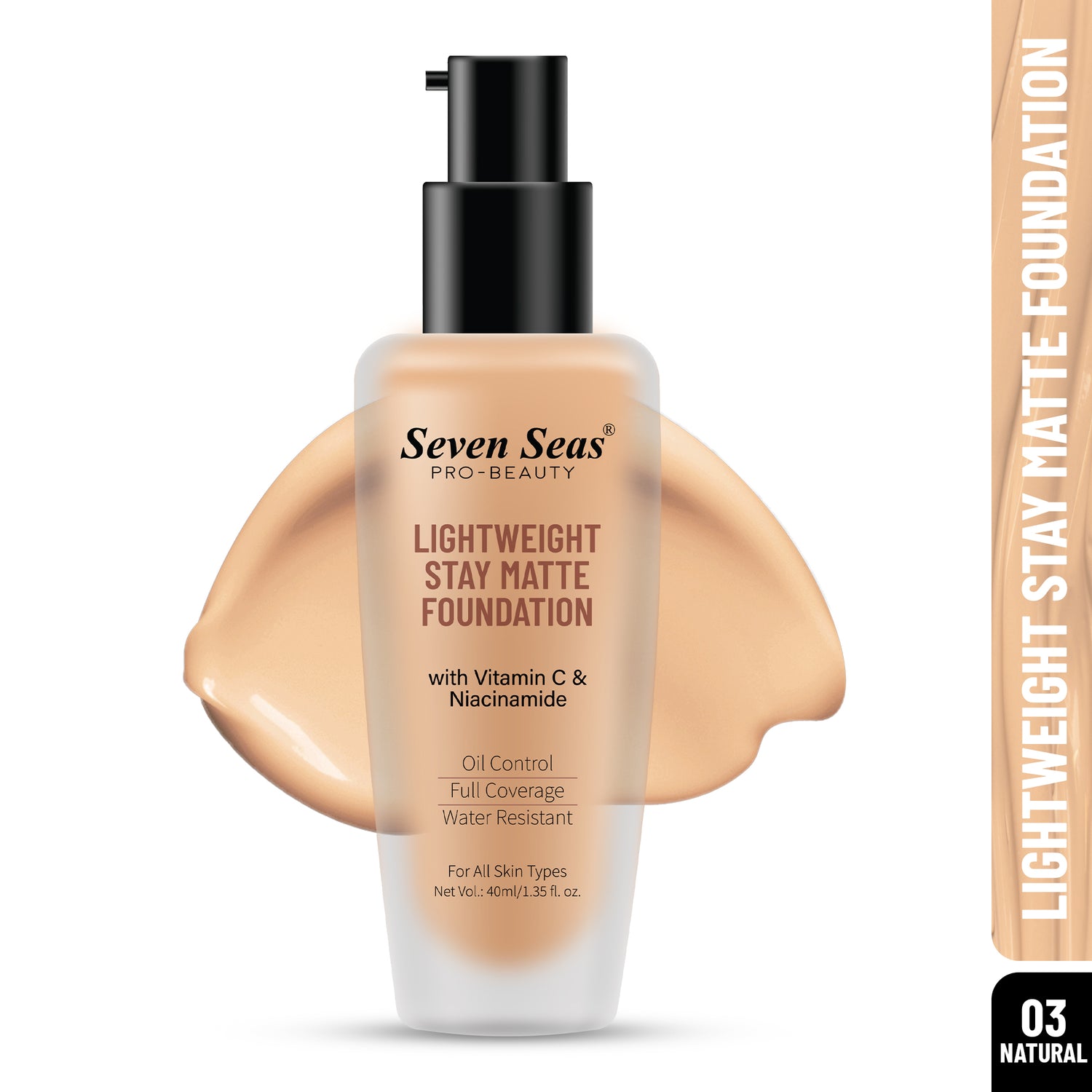 Seven Seas Light Weight Stay Matte Foundation - Seven Seas Cosmetics