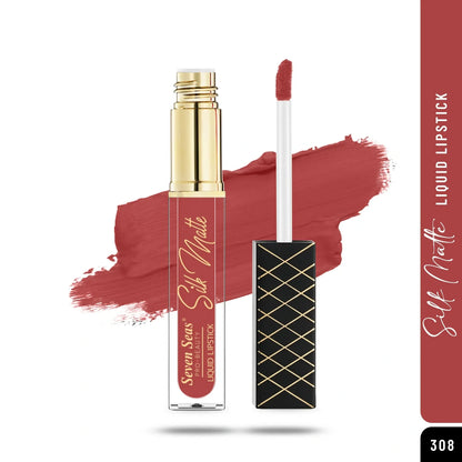Silk Matte Liquid Lipstick for Women | Long Lasting Soft Matte Color - Seven Seas Cosmetics